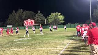 Benson's Andrew Workman picks up a Bisbee fumble and rumbles 60 yards for a go-ahead TD in the third