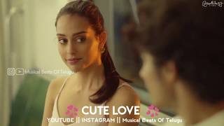 Cute Love 💞 WhatsApp status 💕 Musical Beats Of Telugu