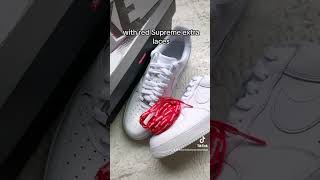 Supreme x Nike Air Force 1 Low ‘Box Logo - White’ Quick Sneaker Review #sneaker #sneakerheads #shoe