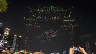 Singapore Drones Show at Marina Bay Sand 11th Feb 2024