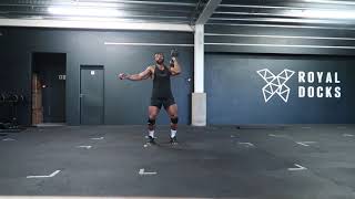 DB ALTERNATING POWERCLEAN AND PRESS