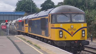 GBRF 69006 and 69011 at Peterborough. running 121 mins late due to 69011 failing at March.