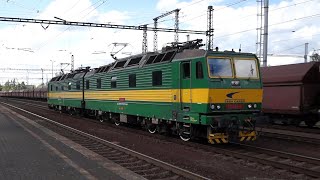 Dvojčata Škoda 131 046-5 a 131 045-7 ZSSK Cargo (Dětmarovice 7.7.2020)