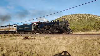 Grand Canyon Railway locomotive no. 4960 near Williams, AZ.