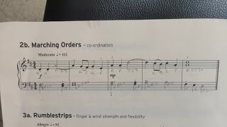 marching orders piano exercise grade 2