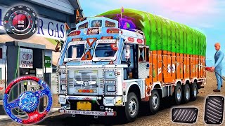 Indian Cargo Truck Ashok Lorry Driving - Offroad Truck Driver Simulator - Android GamePlay