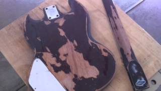 How to paint your guitar a different color fast