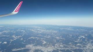 Austrian Alps from wizzair Jan 2020