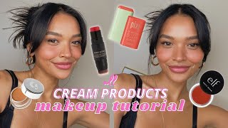 FULL FACE OF CREAM PRODUCTS! AFFORDABLE OPTIONS & EASY APPLICATION! | NICOLE ELISE