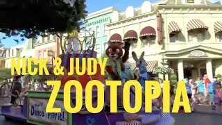 (2016) Move It! Shake It! Dance & Play It! Street Party Magic Kingdom Nick Wilde & Judy Hopps