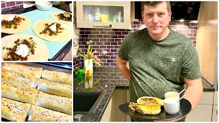 Саша Приготовил на Ужин Очень Вкусный и Сочный Дёнер Дюрюм / Рецепт