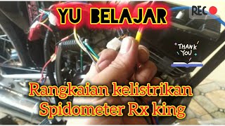 Buat jalur kabel spidometer Rx king sendiri, kalian pasti bisa 👍👍👍👍