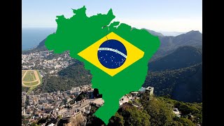 Brazil Flag Map Speed Art (Remake)