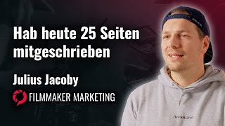 Filmmaker Marketing Erfahrungen - Julius Jacoby von FILMRAUSCH