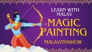 DIY chalo seekhte hai Magic painting malav bhaiya ke saath