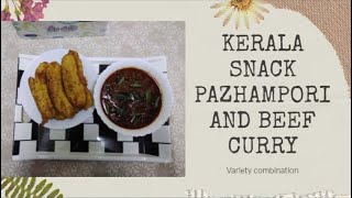 Kerala Snack Pazhampori And Beef Curry | Rifa's and Rida's World