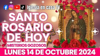 EL SANTO ROSARIO DE HOY LUNES 14 DE OCTUBRE 2024🌷🌺MISTERIOS GOZOSOS//Santo Rosario de Hoy//NUEVO