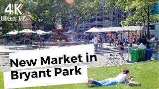 SPRING UP: an Urbanspace Market at Bryant Park NYC 4K ultra HD