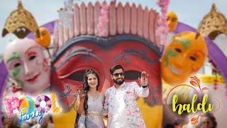 Vishal & Mamta - Pool Party - Haldi Ceremony - Planet Studio Rewa - TGS Hotel Katni