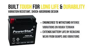 YTX9A-BS 12V 9Ah AGM Motorcycle Battery - Ultimate Performance for ATVs, Motorcycles & More!