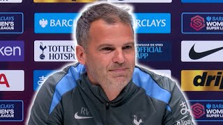 Robert Vilahamn pre-match press conference | Tottenham Women v West Ham Women