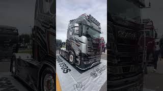 Scania super V8 650S truck exterior scania super truck interior heavy truck trailer Sweden beautiful