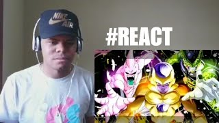 React Rap | terror do universo | (Freeza, Cell e Kid Boo) | VG Beats