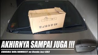 Unboxing Console Box / Armrest Universal on #Honda #jazz #GD3