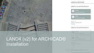 Installation | LAND4 for ARCHICAD®