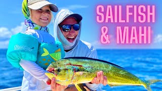 SAILFISH AND MAHI with my SON!!