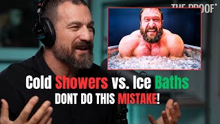 How To ICEBATH To BOOST Testosterone and get LEEN! ("The BILLION DOLLAR Habbit") | Andrew Huberman