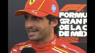 Carlos Sainz Post Qualifying Interview | Mexico Grand Prix 2024 | F1 | FORMULA 1