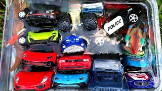 Review of Wet Cars From The Box Full of Water /Lamborghini Car, Jeep Car, McLaren 720s, Bentley Car