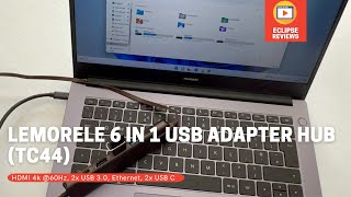 Testing and Unboxing the Lemorele 7-in-1 USB C Hub with Ethernet, USB C Adapter with 4K Ethernet