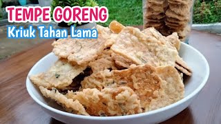 TEMPE GORENG GURIH KRIUK TAHAN LAMA