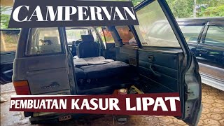 CAMPERVAN | pembuatan kasur lipat | ISUZU PANTHER