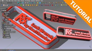 [LinkStage3] Single nozzle multi color design and print using FreeCAD, Inkscape and  PrintRun.