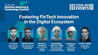 Cedar-IBSi NextGen Banking & Tech Summit |Panel 2: FOSTERING FINTECH INNOVATION IN DIGITAL ECOSYSTEM