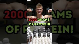 Insane 2000g Protein Record #shorts #fitness