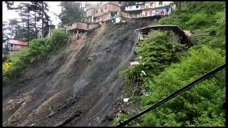 Massive landslide in Shimla | 5,6 house collapsed | Shimla today ￼