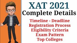 XAT 2021 Complete Details Out | Form Available | Colleges, Eligibility, Timeline, Fees, Exam Pattern