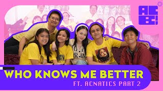 AC with ACNatics (Who Knows Me Better??) Part 2 // AC Bonifacio