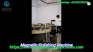 high performance 0.5kw magnetic deburring polishing machine 380v 50hz