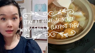 Stay home - Indie Lee, Origins, Peter Thomas Roth skincare honest review, claypot tofu #skincare