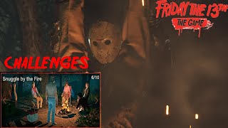 Friday the 13th the game - Gameplay 2.0 - Challenge - Snuggle by the Fire