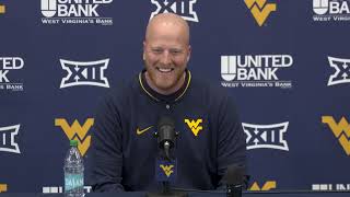 WVU assistant Blaine Stewart August 19, 2024