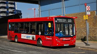 Full Journey on the Route D3 (36359 LX59AOK) Alexander Dennis Enviro 200 Stagecoach London