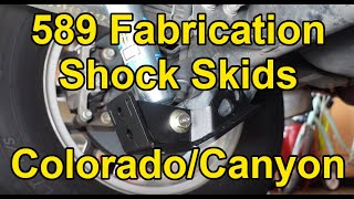 [HOW TO] Install 589 Fabrication Rear Shock Skids on a 2015-2022 Chevy Colorado & GMC Canyon (+ ZR2)