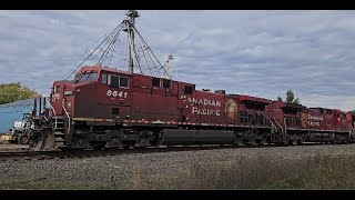 10/28/2023 CP 8641, CP 8111, CN 5424 @TrainswithAndy