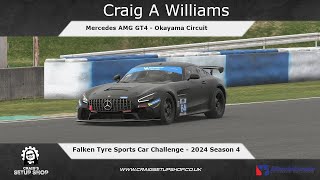 iRacing - 24S4 - MercedesAMGGT4 - FTSCC - Okayama - CAW